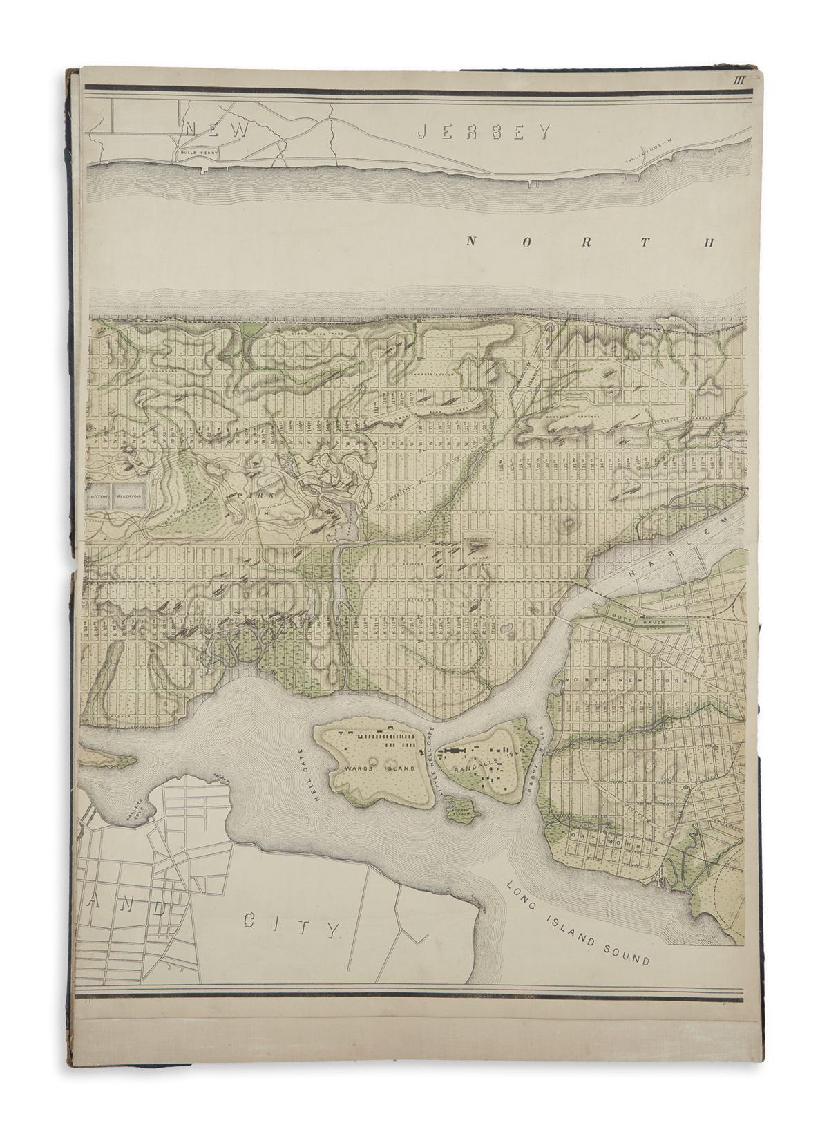 (NEW YORK CITY.) Viele, Egbert. Topographical Atlas of the City of New York